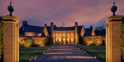 Exterior view of Greywalls Hotel at night