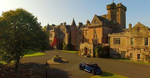 Exterior of Glenapp Castle Hotel