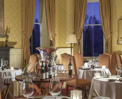 Crossbasket Castle Luxury Hotel dining room