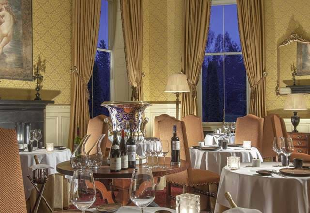 Crossbasket Castle Luxury Hotel dining room