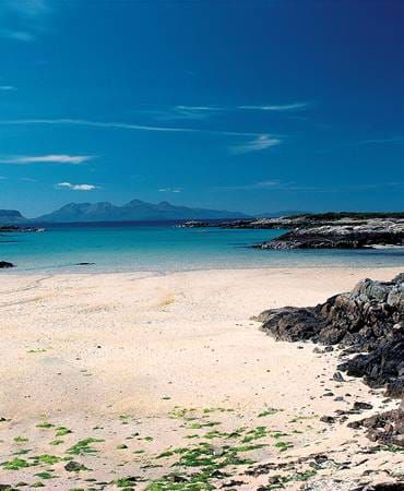 View of a scottish beach