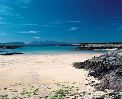 View of a scottish beach