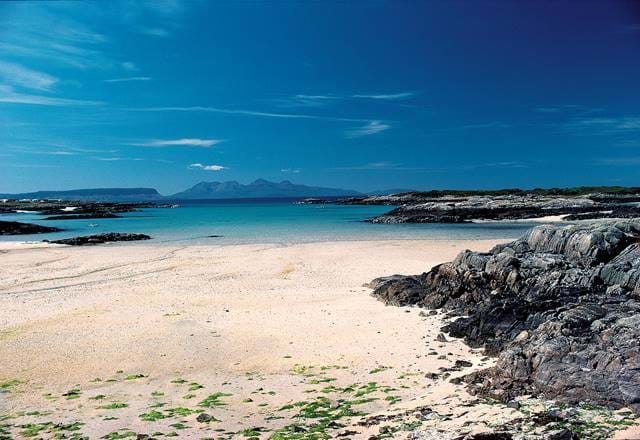 View of a scottish beach