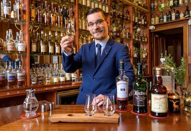 The Whisky Bar at the Torridon Hotel