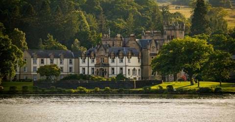 View of Cameron House Hotel on Loch Lomond