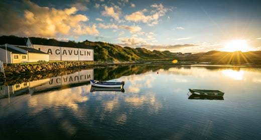 View of Lagavulin distillery