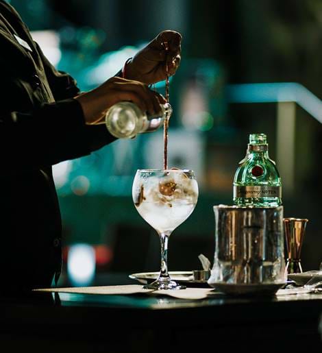 Tanqueray gin cocktail