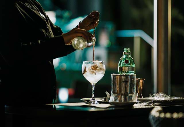 Tanqueray gin cocktail