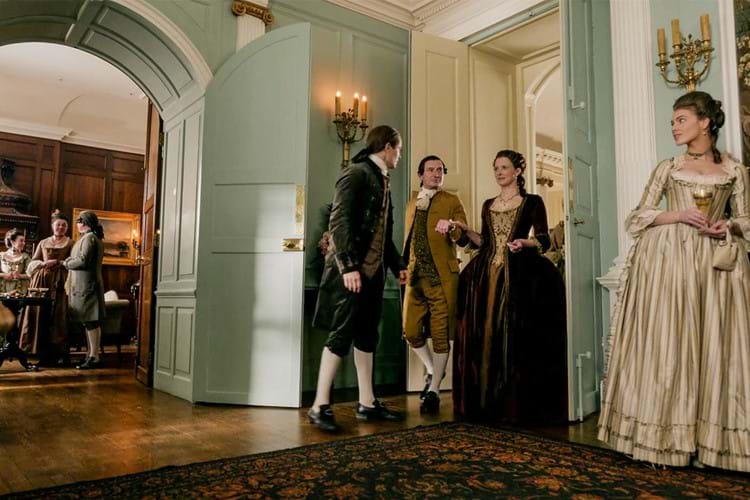 Outlander filming at Kinross House
