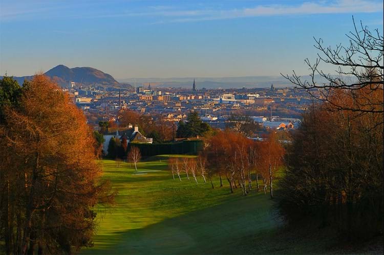 view from Corstorphine Hill